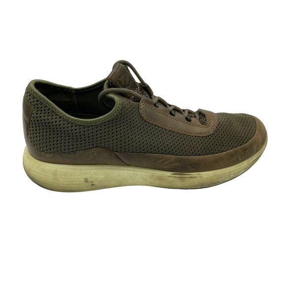 ECCO Soft 7 Runner Mens 7 Leather Running Shoes Brown Athletic Sneaker Comfort